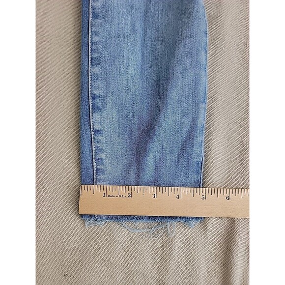 Good American Jeans Womens 2 25x25 Waist Distressed Stretch Mid Rise Modern USA - Picture 4 of 12